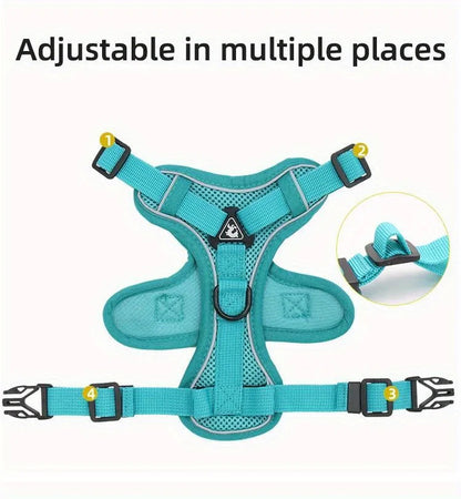 Pet Harness Vest and Leash Set