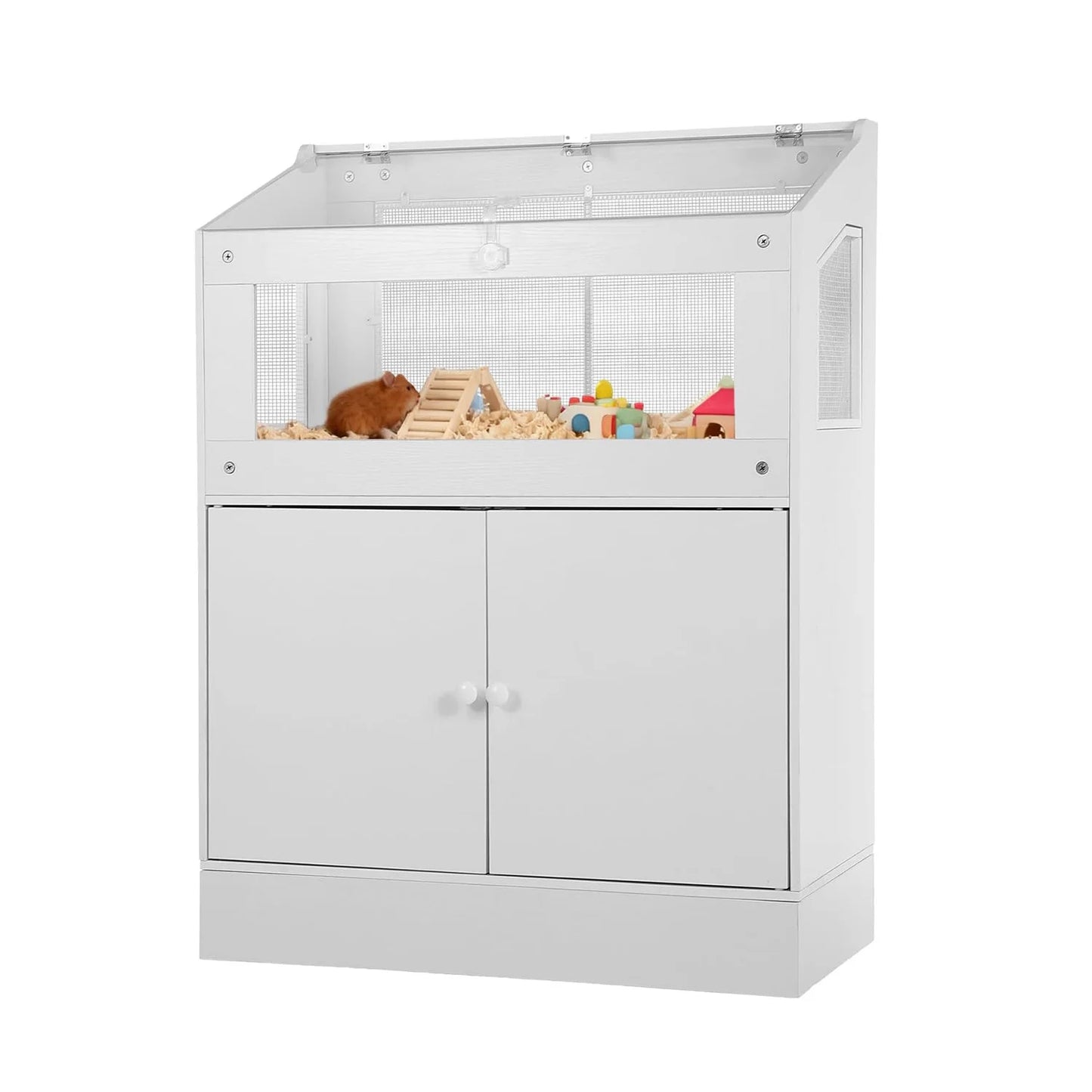Large Pet Habitat For Hamster, Guinea Pig, Rat, Hedgehog, Gerbil, or Small Rabbit.