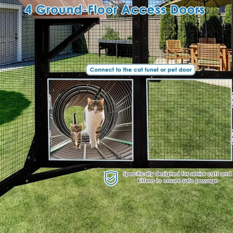 Large Cat Outdoor Cat Enclosure
