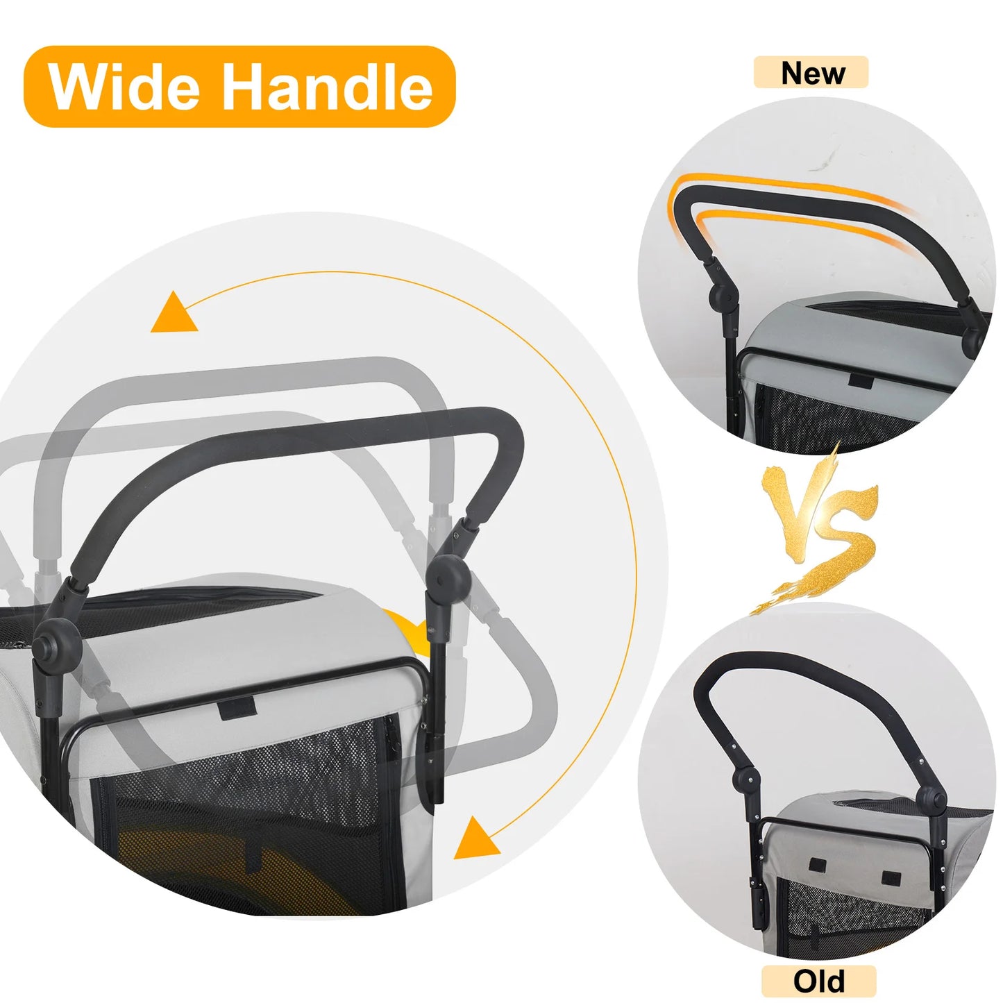 Small Dog & Cat Travel Stroller