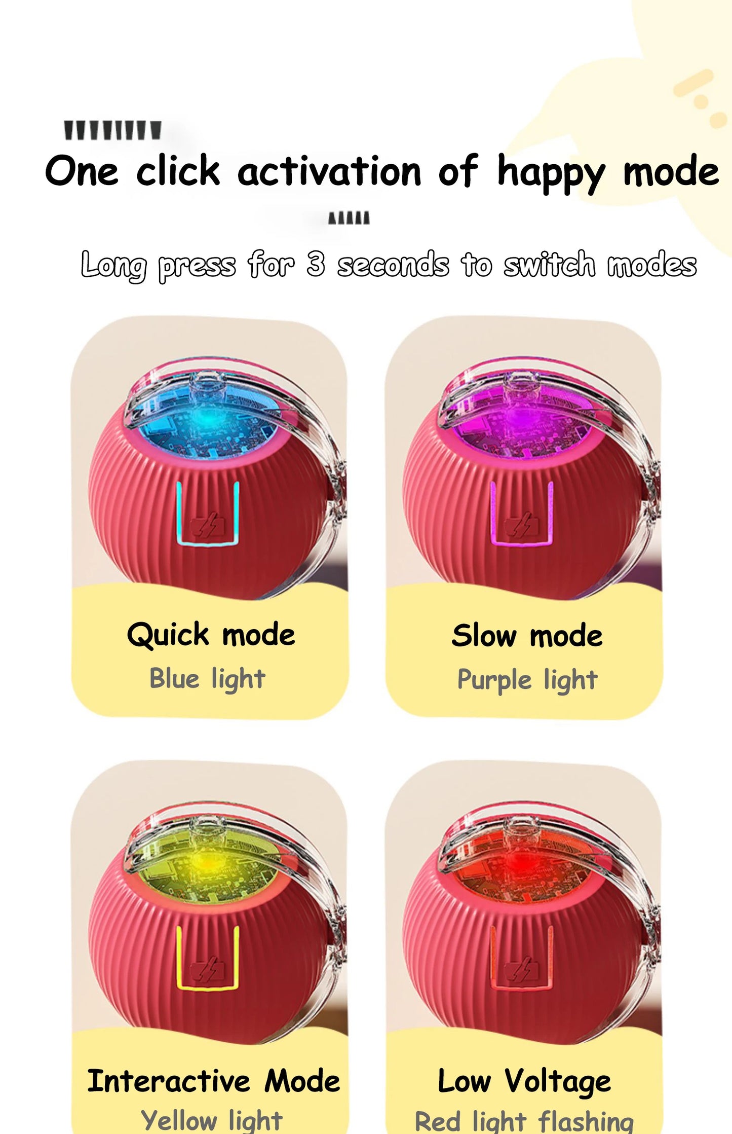 Electric Interactive Ball for Dog or Cat