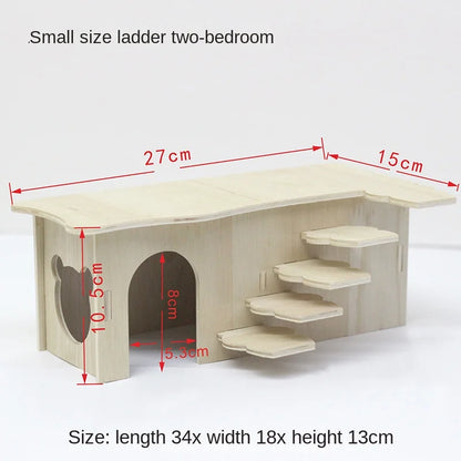 Various Wooden Small Animal Habitats and Accessories