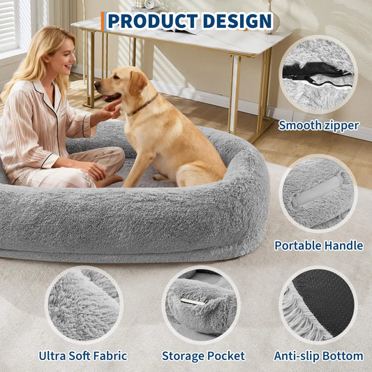 Oversized Human Dog Bed
