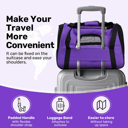 Pet Carrier with Load Capacity up to 20 lbs.