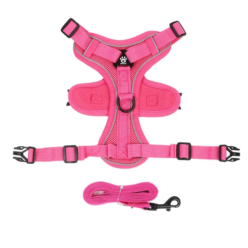 Pet Harness Vest and Leash Set