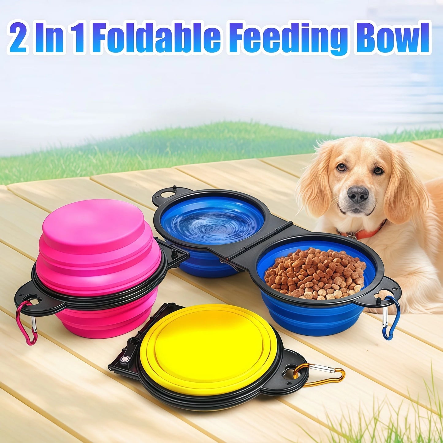 Collapsible Dog Travel Bowl