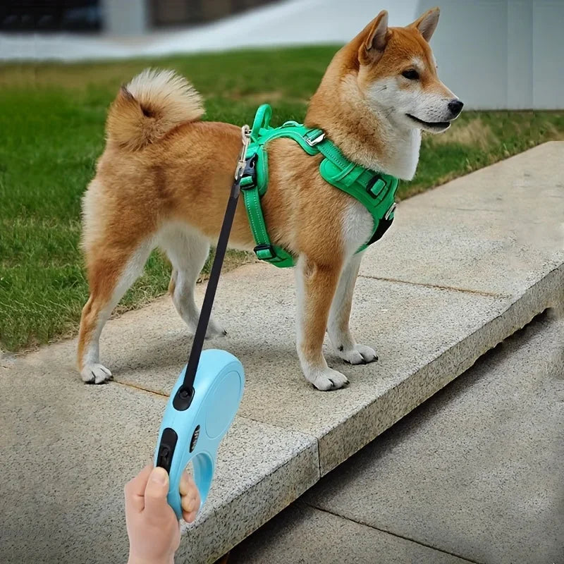 Durable Retractable Dog Walking Leash, 3 Meters in Length