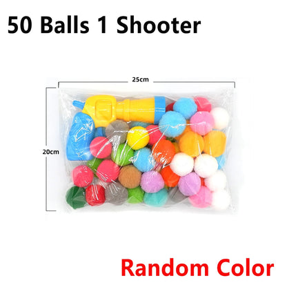 Plush Ball-Shooting Gun for Cats