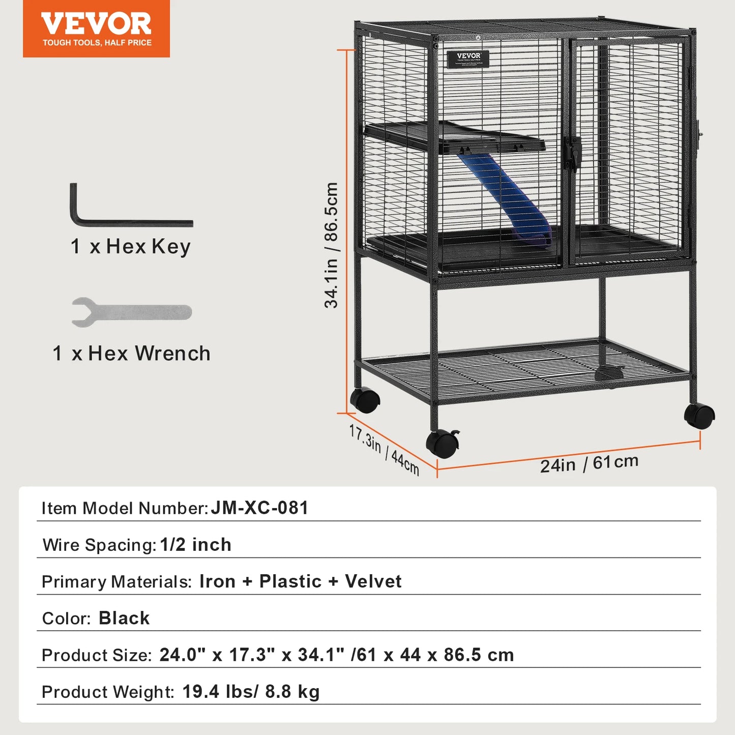 Multi-Level Animal Cage