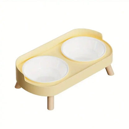 Elevated Double Bowl for Water and Food