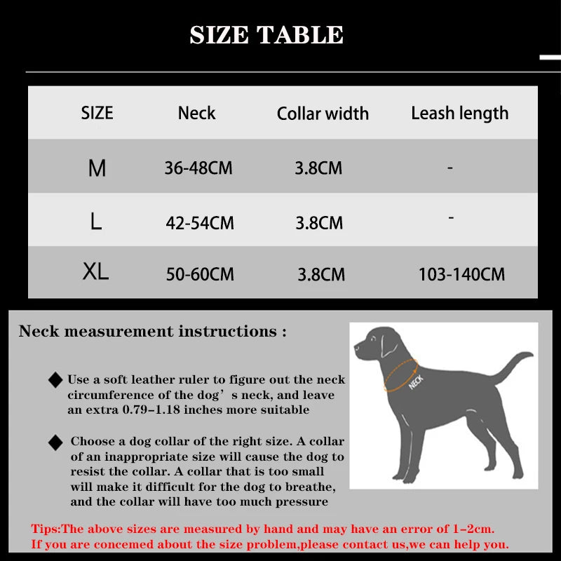Pet Tactical Training Collar/Leash Set