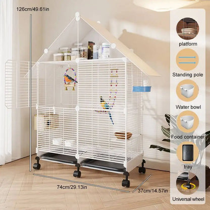 Large 2 Tier Bird Cage
