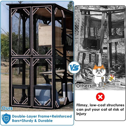 Large Cat Outdoor Cat Enclosure
