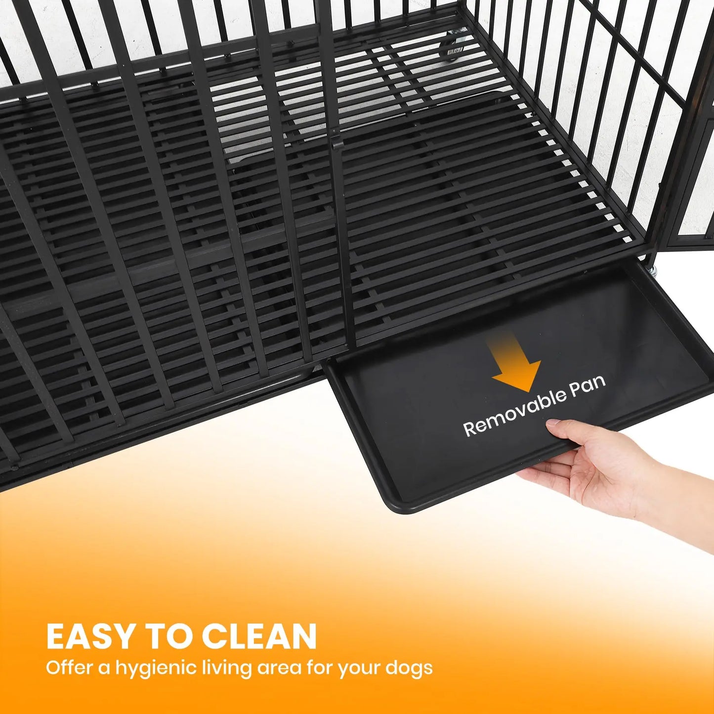 Medium to Large Steel Dog Crate