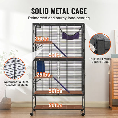 Multi-Level Animal Cage