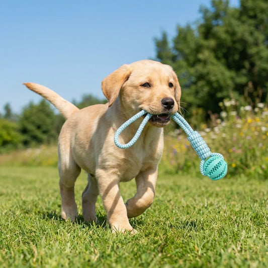 Dog Chew Ball On a Rope