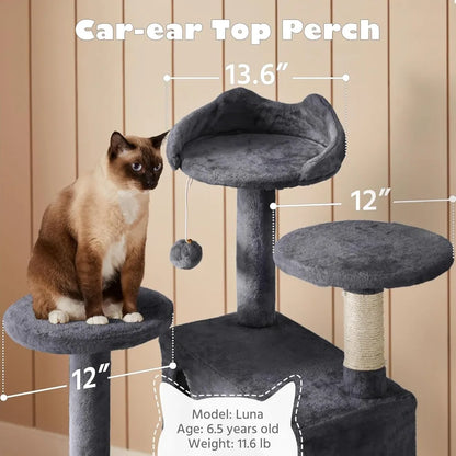 Multi-Level Cat Tower for Indoor Cats