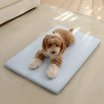 When those dog days of summer hit, your pets are as miserable as you a e.  They can't sweat so they need a little extra help.  This cooling mat is just the ticket whether your pet is canine or feline.  Granny says they all de