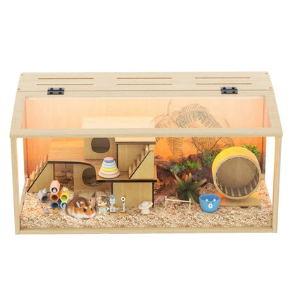 Ever wonder how your small animal friends would behave in such an interesting habitat as this one?  Granny thinks it would be interesting indeed to watch those favorite critters in their newfound home.  Why not give yourself