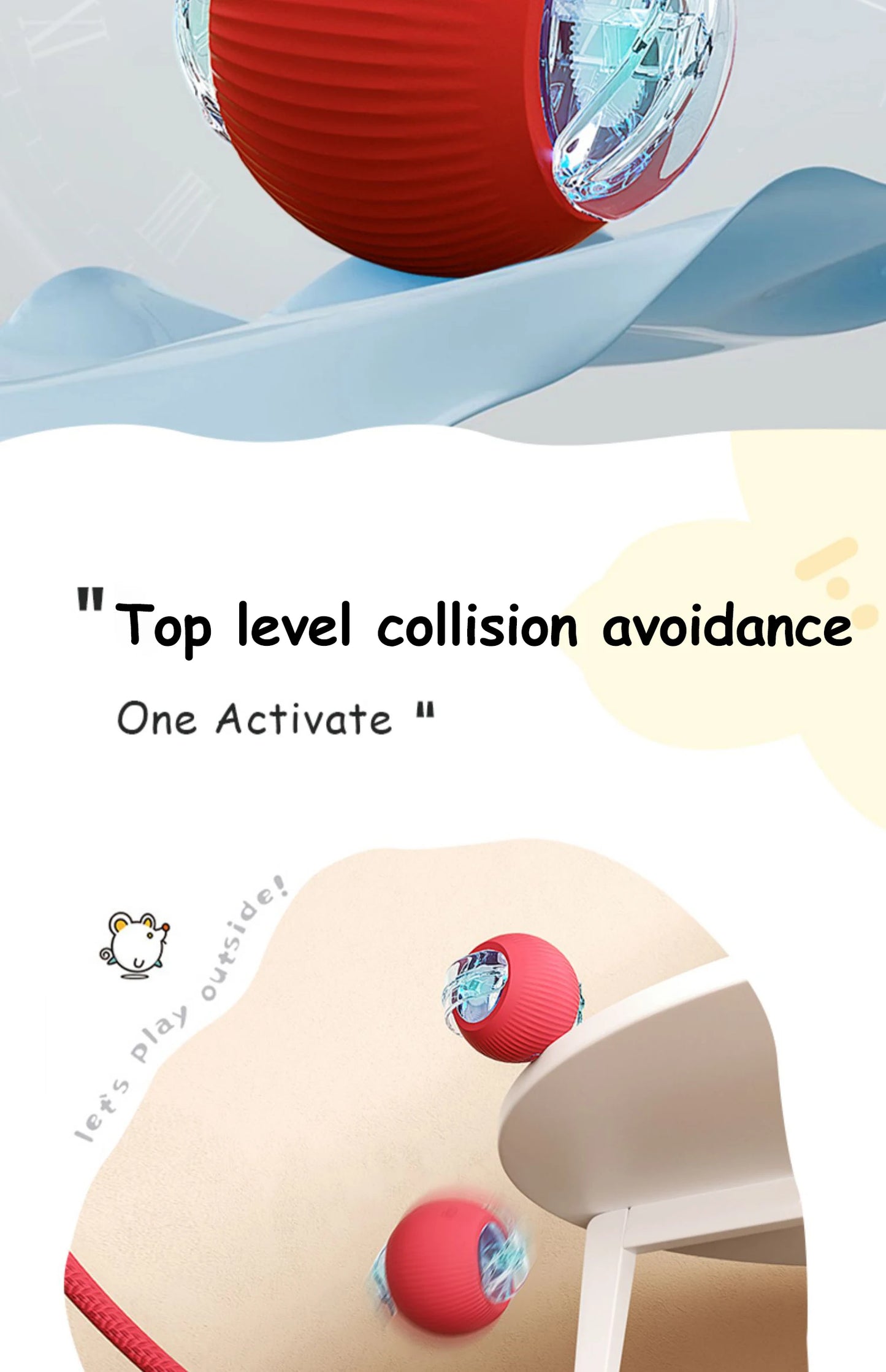 Electric Interactive Ball for Dog or Cat