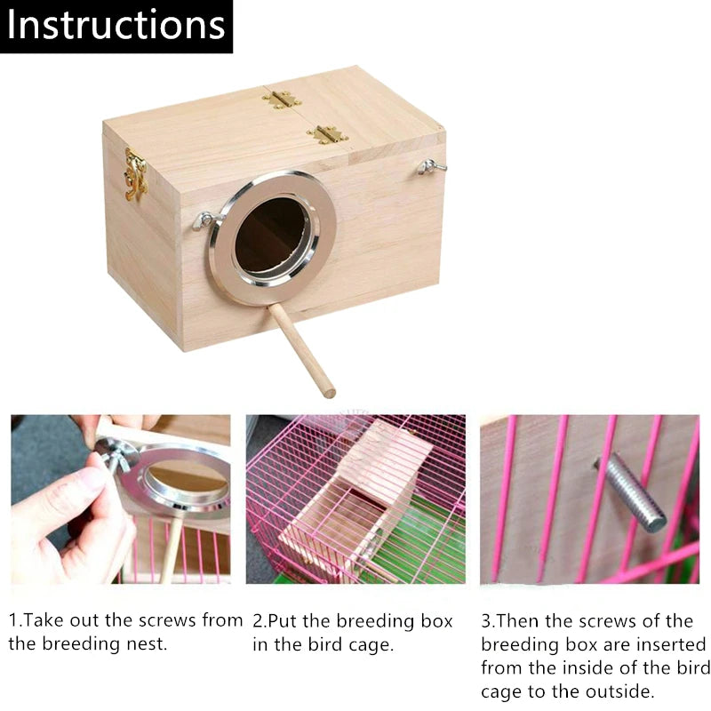 Bird House Nesting Box