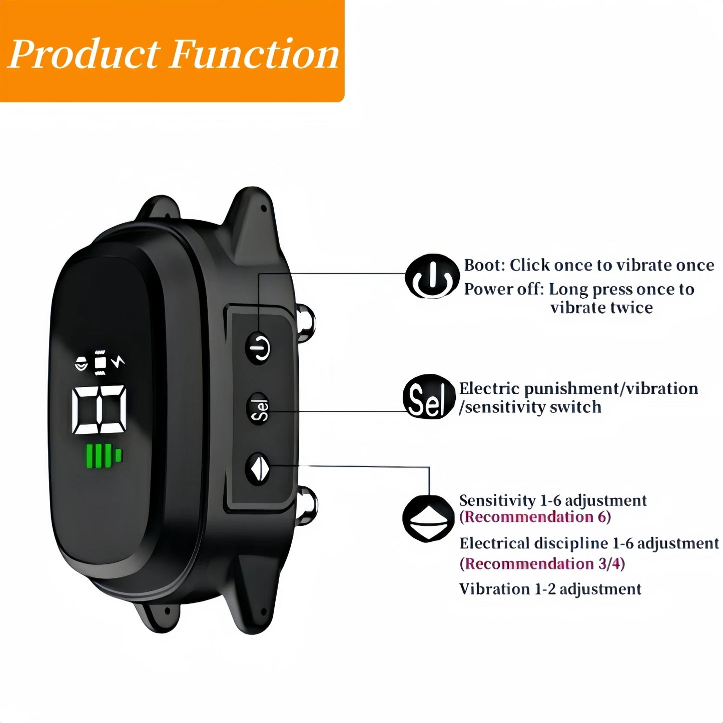 Anti-Bark Collar For Small to Medium Dog