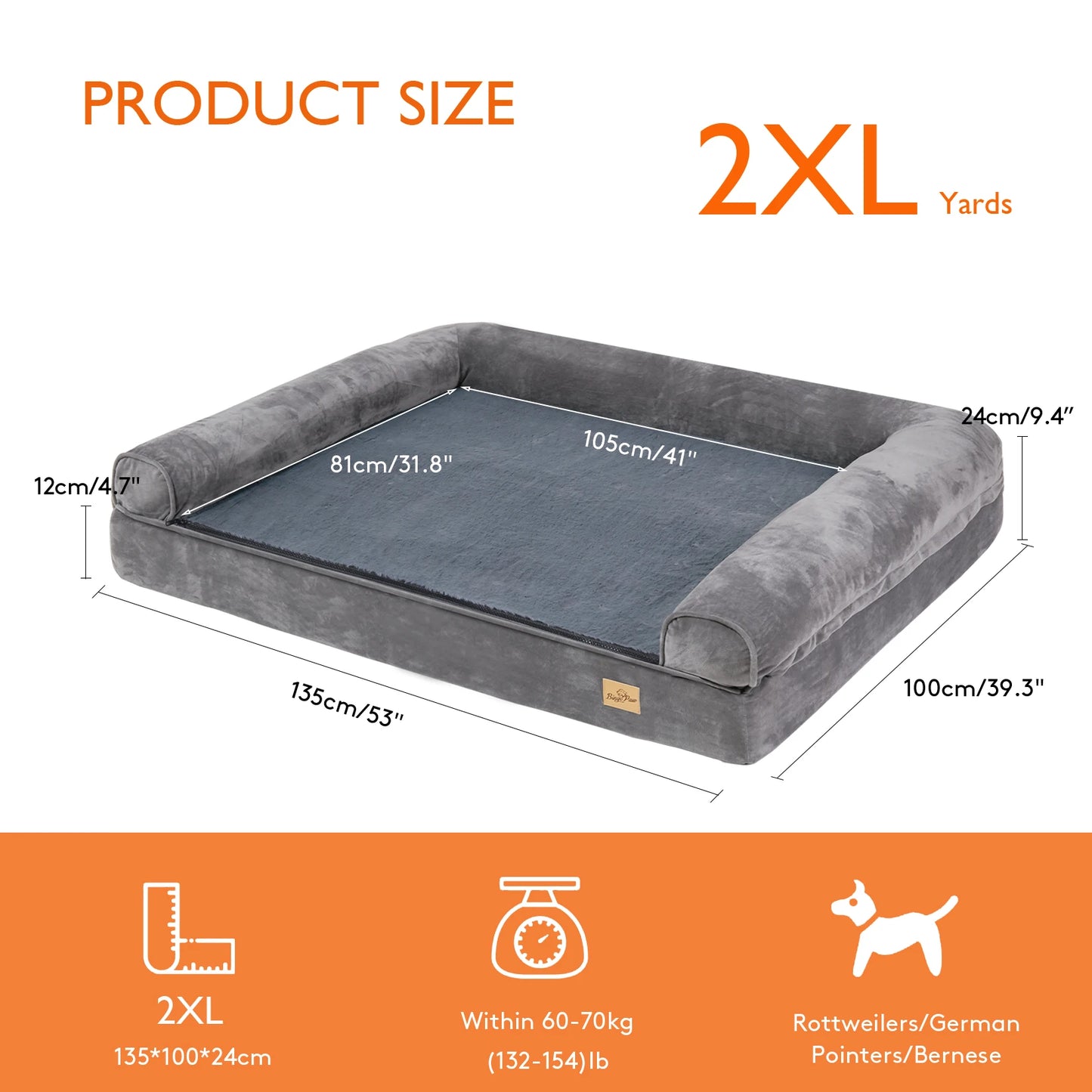 Extra Large Orthopedic Dog Bed