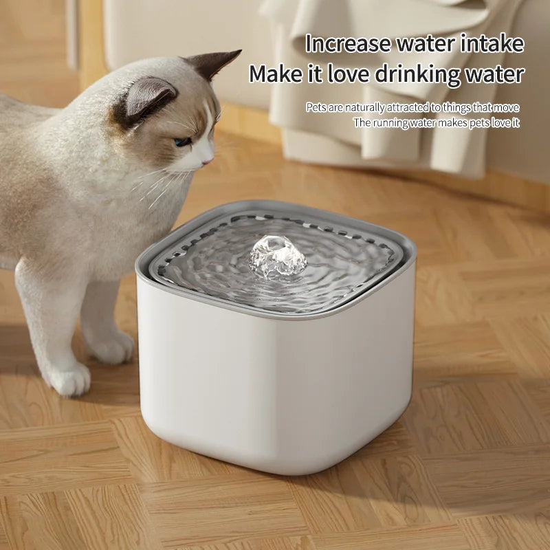 3L Electric Filtering Water Fountain for Pets