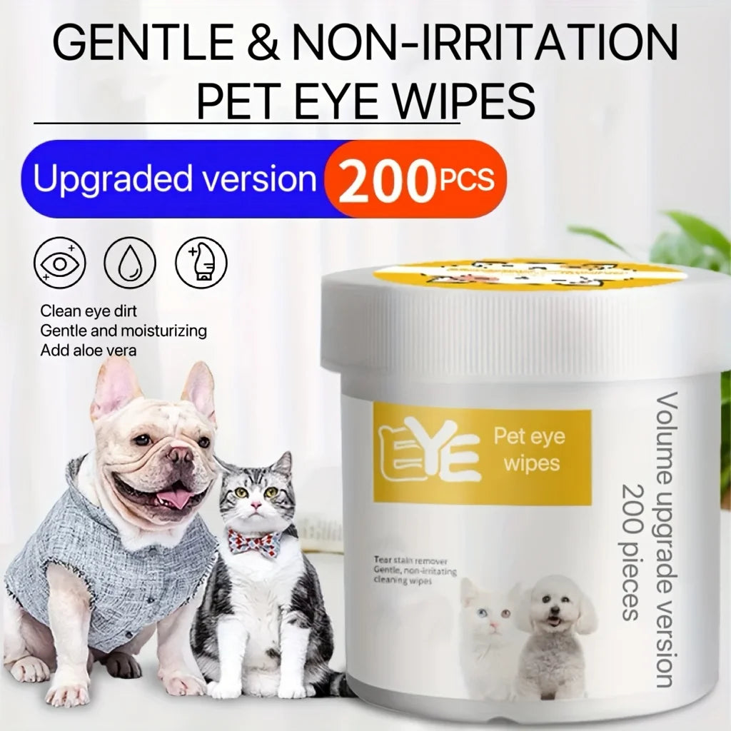 Eyes Wipes For Dogs & Cats