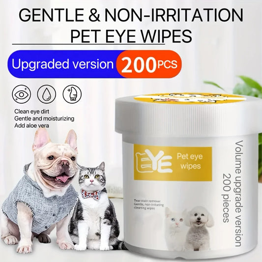 Eyes Wipes For Dogs & Cats