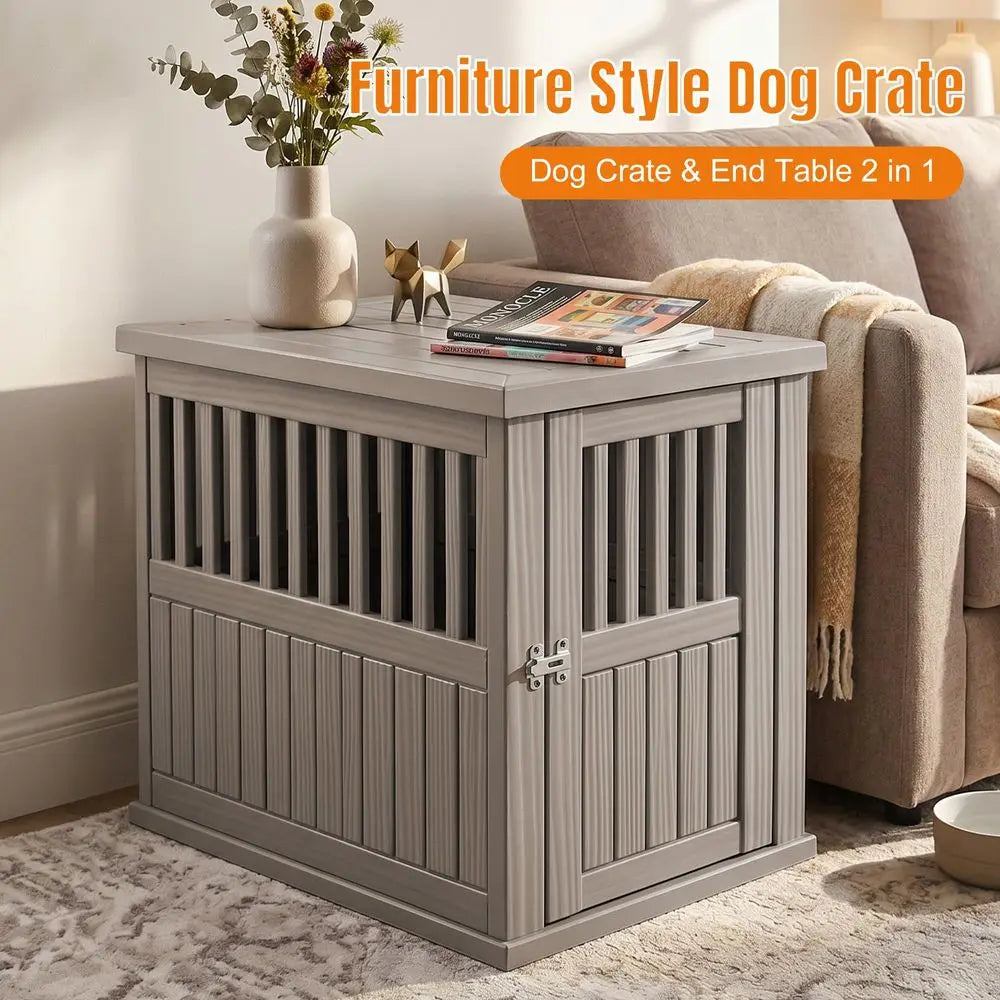Your Small to medium dog will think they're in their own hidey-hole made just for them!  Set up next to your bed at night it'll be such a delight for them to be kenneled close by you.