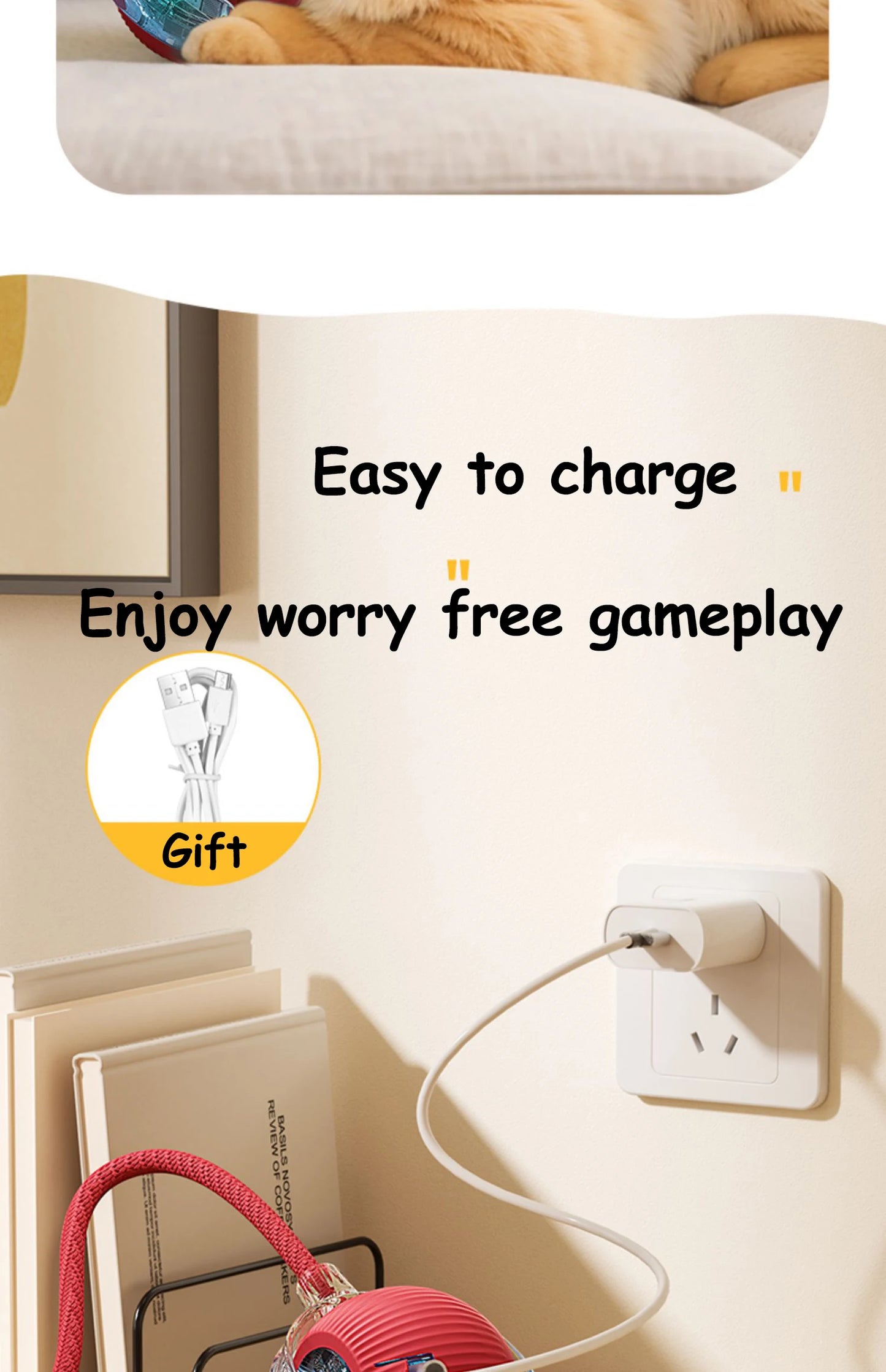 Electric Interactive Ball for Dog or Cat