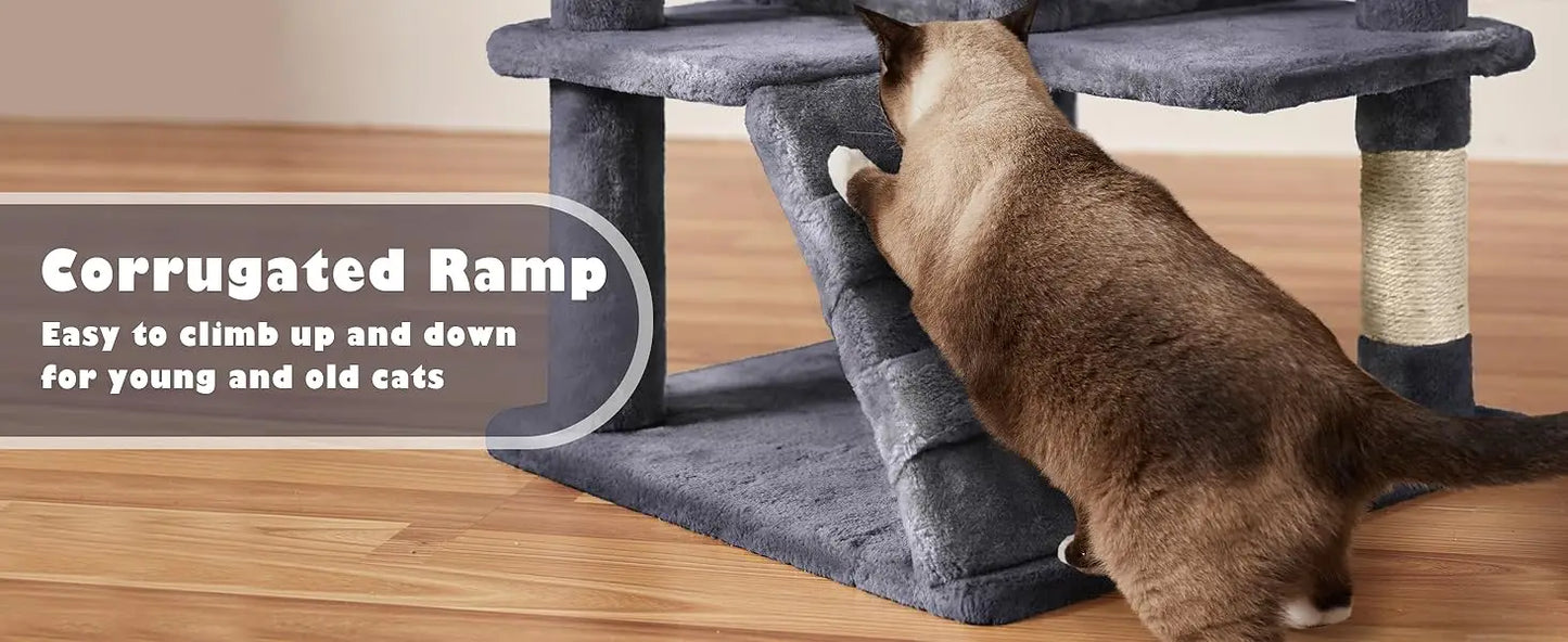Multi-Level Cat Tower for Indoor Cats