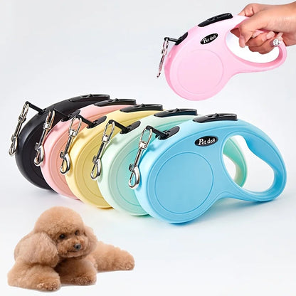 Durable Retractable Dog Walking Leash, 3 Meters in Length
