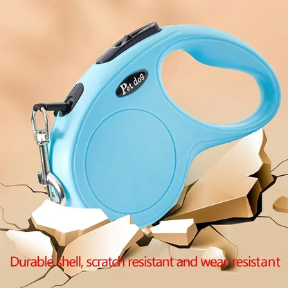 Durable Retractable Dog Walking Leash, 3 Meters in Length