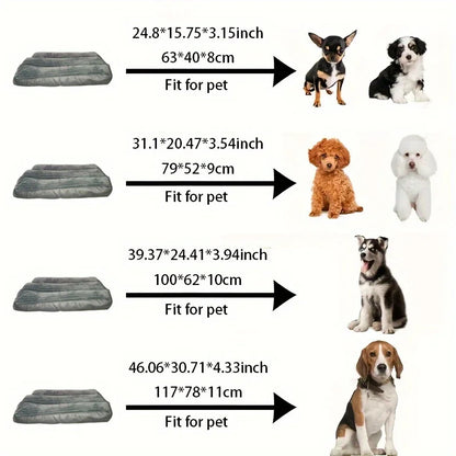 Large to Medium Corduroy Dog Bed