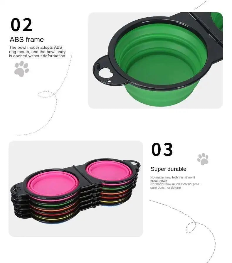 Collapsible Dog Travel Bowl