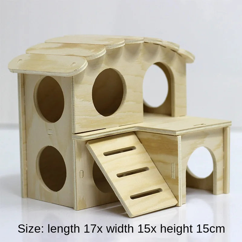 Various Wooden Small Animal Habitats and Accessories