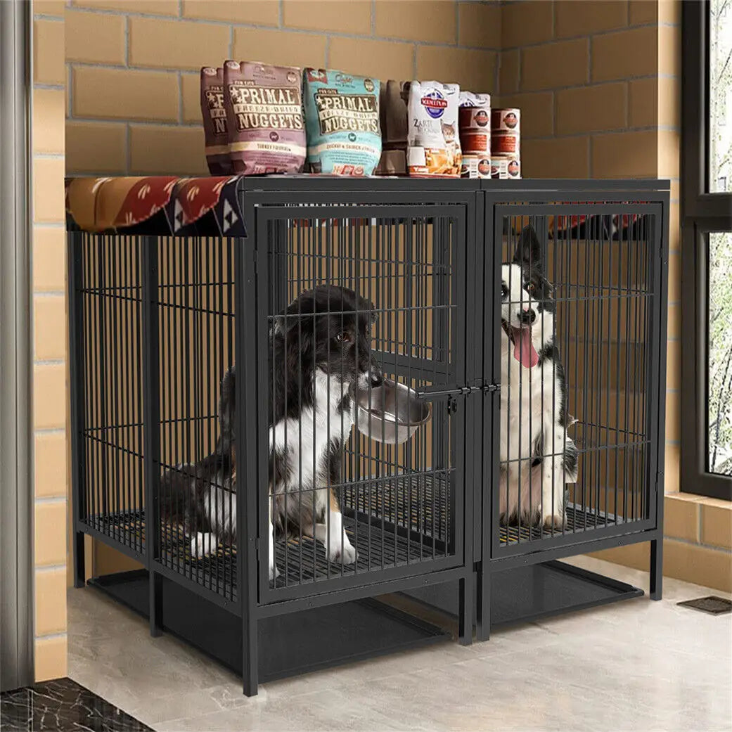 Isn't it good to know there's a safe place for your pet when you have to be away?  This large heavy Duty pen will help give you peace of mind knowing the comfort and safety surrounding your companion.