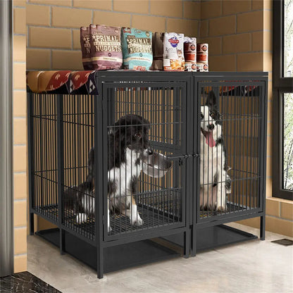 Isn't it good to know there's a safe place for your pet when you have to be away?  This large heavy Duty pen will help give you peace of mind knowing the comfort and safety surrounding your companion.