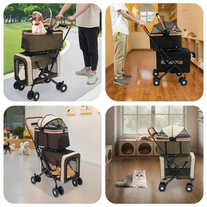 3-in-1 Multifunctional Pet Stroller