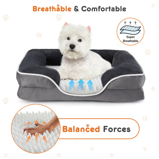 Small Orthopedic Dog or Cat Bed