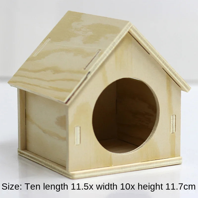 Various Wooden Small Animal Habitats and Accessories