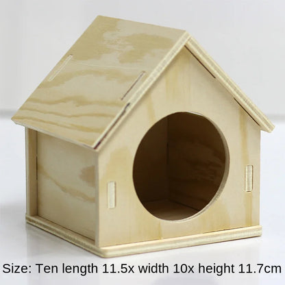 Various Wooden Small Animal Habitats and Accessories