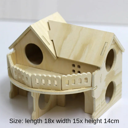 Various Wooden Small Animal Habitats and Accessories