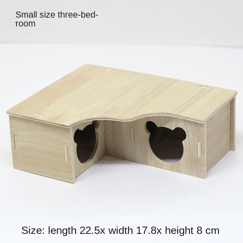 Various Wooden Small Animal Habitats and Accessories