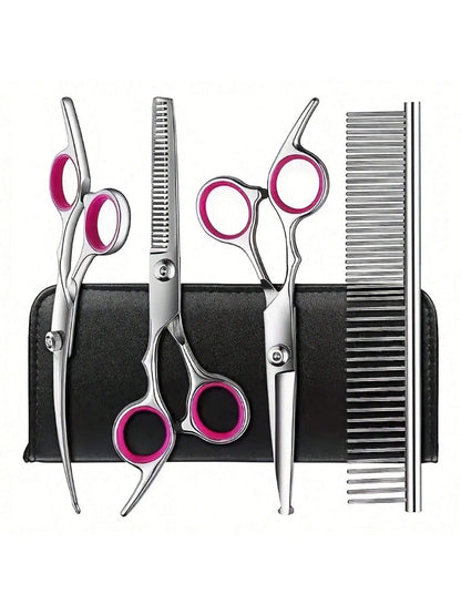5-piece Professional Pet Scissors Set