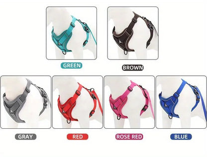 Pet Harness Vest and Leash Set