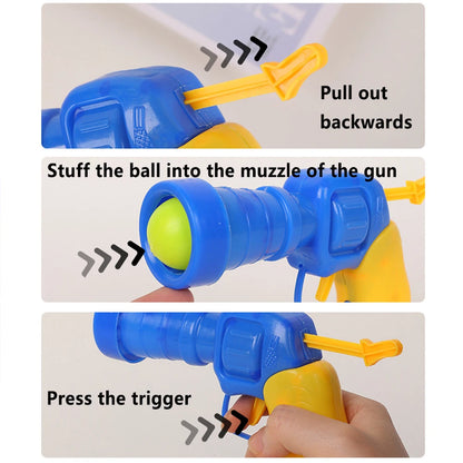 Plush Ball-Shooting Gun for Cats