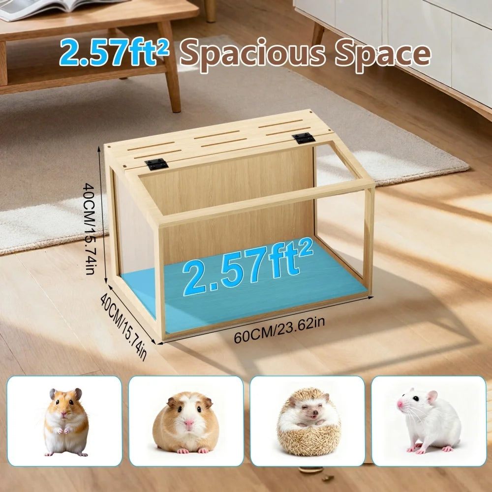 Ever wonder how your small animal friends would behave in such an interesting habitat as this one?  Granny thinks it would be interesting indeed to watch those favorite critters in their newfound home.  Why not give yourself